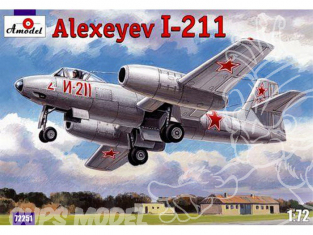 Amodel maquettes avion 72251 ALEKSEYEV I-211 1/72