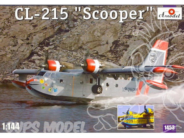 Amodel maquettes avion 1453 CANADAIR CL-215 BOMBARDIER D EAU 1/144
