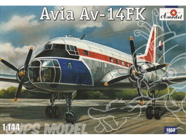 Amodel maquettes avion 1463 AVIA Av-14 FK 1955 1/144