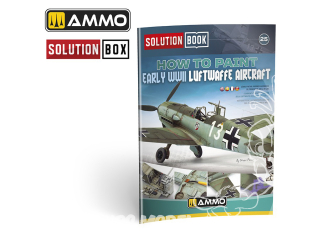 MIG Librairie 6530 Solution Book 25 - Comment peindre les avions de la Luftwaffe Début WWII en Français (Multilangues)