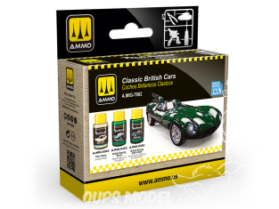 MIG peinture Cobra Motor 7862 Set peintures Voitures classiques Britanniques 3 x 30ml