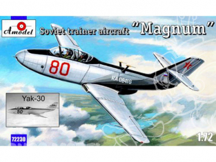 Amodel maquettes avion 72230 YAKOVLEV Yak-30 Magnum Appareil d’entrainement Soviétique 1962 1/72