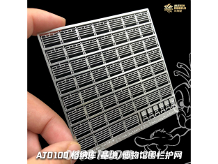 Alexen Models AJ0100 Clôtures garde-corps pour scènes de maquettes Accessoires de scène garde-corps en zone urbaine 1/144