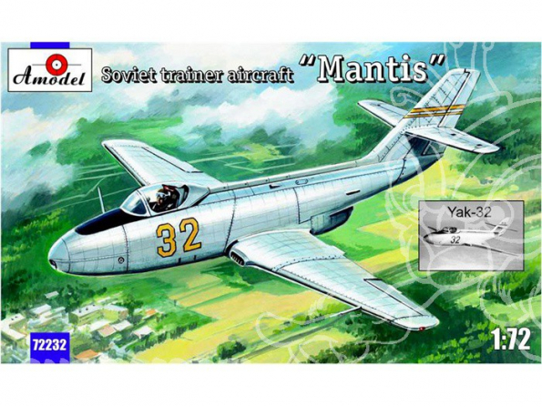 Amodel maquettes avion 72232 YAKOVLEV Yak-32 Mantis Appareil d’entrainement Soviétique 1963 1/72