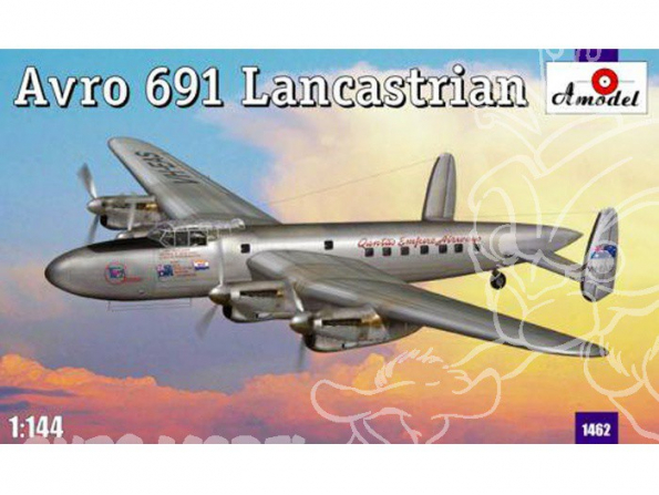 Amodel maquettes avion 1462 AVRO 691 LANCASTRIAN 1948 1/144