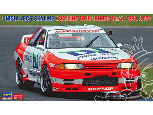 HASEGAWA maquette voiture 20705 Nissan Skyline GT-R BNR32 Gr.A 1993 JTC Unisia Jecs Skyline 1/24