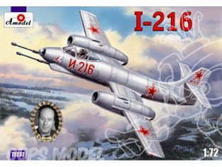 Amodel maquettes avion 72237 ALEKSEYEV I-216 1/72