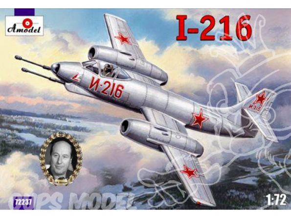 Amodel maquettes avion 72237 ALEKSEYEV I-216 1/72