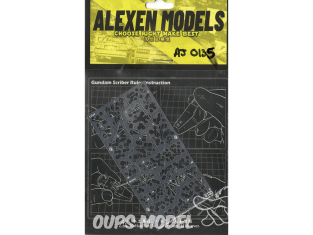 Alexen Models AJ0135 Pochoir camouflage WWII set A 1/35 1/72