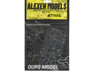 Alexen Models AJ0136 Pochoir camouflage WWII set B 1/35 1/72