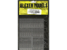 Alexen Models GDE001 Pochoir de pièces de gravure d'amélioration Gundam et Zakudetail combinées style empilé A