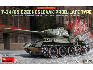 Mini Art maquette militaire 37078 T-34-85, production tchécoslovaque, type tardif 1/35