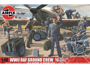 Airfix maquette avion A04702 Personnel au sol de la RAF de la Seconde Guerre mondiale 1/48