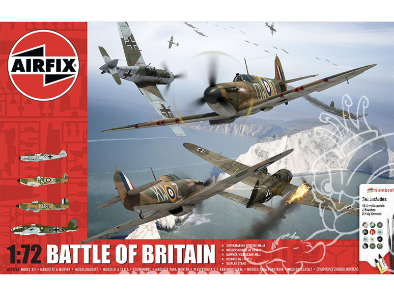 Airfix coffret maquettes A50173A Coffret cadeau Bataille d'Angleterre 1/72