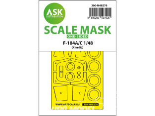 ASK Art Scale Kit Mask M48276 F-104A/C Kinetic Recto 1/48