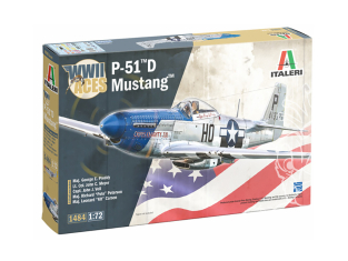 Italeri maquette avion 1484 P-51D Mustang Aces 1/72