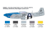 Italeri maquette avion 1484 P-51D Mustang Aces 1/72