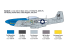 Italeri maquette avion 1484 P-51D Mustang Aces 1/72