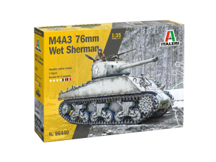 Italeri maquette militaire 96440 M4A3 76mm WET SHERMAN 1/35