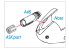 ASK Art Scale Kit accessoire A48024 A-10C Supresseur de flash pour canon rotatif Academy 1/48
