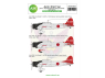ASK Art Scale Kit Décalcomanies D72035 Aichi D3A1 Val Partie 4 - Au dessus de la Chine 1/72