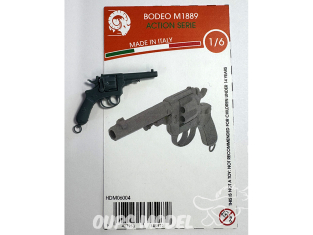 HD Models accessoire maquettes HDM06004 Revolver Italien Bodeo M1889 1/6