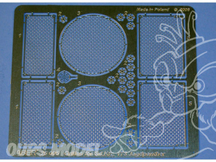 Aber 25005 Grilles pour Sd.Kfz.173 tamiya et academy 1/25