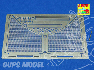 Aber 16036 Grilles anti mines pour Tigre II tamiya et Trumpeter 1/16