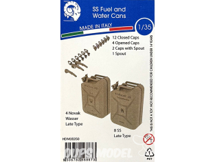 HD Models accessoire maquettes HDM35250 Bidons de carburant et d'eau SS 1/35