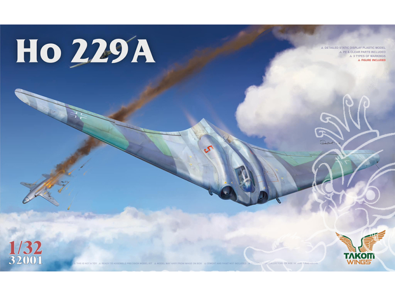Takom maquette avion 32001 Horten Ho 229A 1/32