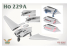 Takom maquette avion 32001W Big Box Horten Ho 229 - Horten Ho 229A + Horten Ho 229B 1/32 + Figurine pilote 1/16 Edition Limitée