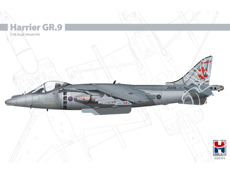 Hobby 2000 maquette avion 48044 Harrier GR.9 1/48