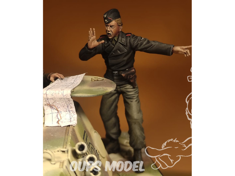HD Models maquette HDM35255 Tankiste SS Allemand WWII 1/35