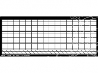 Aber RE-150-01 Garde corps 3 barres pour navires 1/150