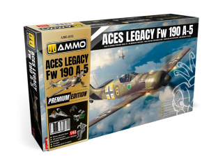Ammo Mig maquette avion 8518 Aces Legacy Fock Wulf Fw 190 A-5 Premium Edition 1/48