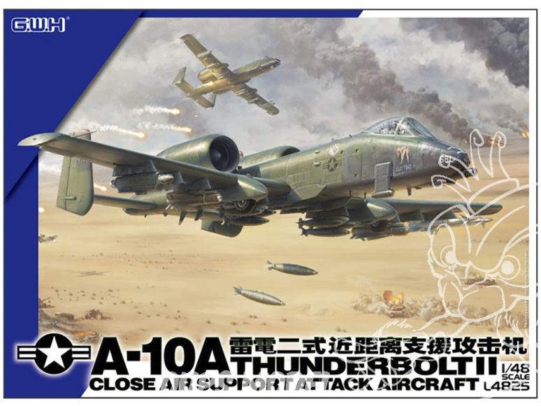 Great Wall Hobby maquette avion L4825 A-10A Thunderbolt II 1/48