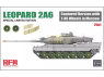 Rye Field Model maquette militaire 5114 Leopard 2A6 version capturée avec roues T-80 à Moscou Edition Limitée 1/35