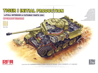 Rye Field Model maquette militaire 5131 Tigre I Production Initiale avec intérieur complet 2en1 Version Upgrade 1/35