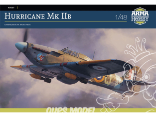 Arma Hobby maquette avion 40007 Hurricane Mk IIb 1/48