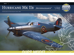 Arma Hobby maquette avion 40012 Hurricane Mk IIb Reconnaissance 1/48