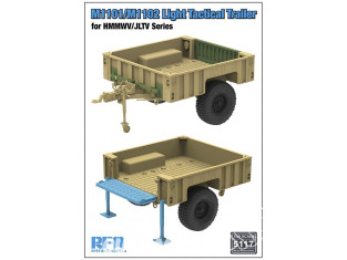 Rye Field Model maquette militaire 5117 Remorque M1101 / M1102 pour HMMWV & Serie JLTV 1/35