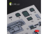Kelik Decals 3D K48078 Intérieur du F/A-18F Super Hornet décalcomanies 3D kit MENG 1/48