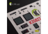 Kelik Decals 3D K35027 Autocollants 3D intérieurs AH-1Z pour le kit Academy 1/35