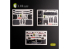 Kelik Decals 3D K35030 Autocollants 3D intérieurs AH-60L DAP pour le kit Academy 1/35