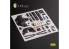 Kelik Decals 3D K35032 Autocollants 3D intérieurs AH-1W pour le kit Academy 1/35
