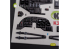 Kelik Decals 3D K35032 Autocollants 3D intérieurs AH-1W pour le kit Academy 1/35