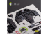 Kelik Decals 3D K35032 Autocollants 3D intérieurs AH-1W pour le kit Academy 1/35