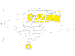Eduard Express Mask EX1123 Fi 156C Fieseler TFace Tamiya 1/48