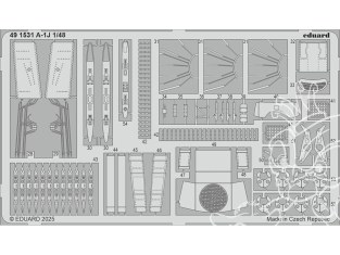 EDUARD photodecoupe avion 491531 Amélioration A-1J Skyraider Tamiya 1/48