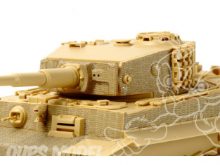 TAMIYA maquette kit amelioration 12653 Stickers Zimmerit Tiger I 1/48